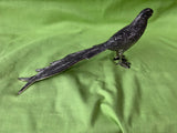 Silver Plated Pheasant EPNS Lacquered Bird Figurine (B)
