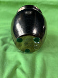 Haeger Style Metallic Bronze Crackled Glaze Vase