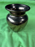 Haeger Style Metallic Bronze Crackled Glaze Vase