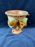 Studio Nova Vase With Butterfly Figurine