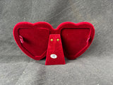International Silver Company Double Heart Photo Frame