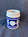 Williamsburg Pottery Salt Glaze Mug/Tankard Leaf Design