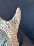 Maigon Daga Studios Art Pottery Small Whale Vintage Signed Statue- AS IS *Read Description*