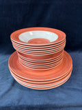 18-Piece Coral Melamine Set