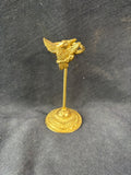 Brass Eagle Figural Bud Vase Holder