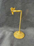 Brass Eagle Figural Bud Vase Holder