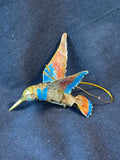 Cloisonne Enamel Hummingbird Ornament (B)*Read Description*
