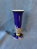 Lindner Bavaria Echt Cobalt Blue Fluted Vase