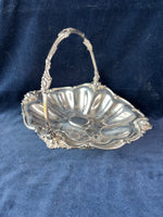 Silver Plated Handled Basket
