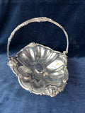 Silver Plated Handled Basket