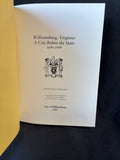 Williamsburg, Virginia : A City Before the State Book