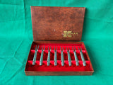 8-Piece MCM Kalmar Designs Corn Holder/Hors D'oeuvre Stainless Steel Forks