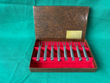 Gumps Stainless Steel Hors d’Oeuvre Fork Set of 8