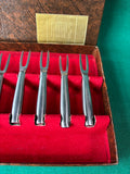 Gumps Stainless Steel Hors d’Oeuvre Fork Set of 8