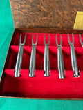 Gumps Stainless Steel Hors d’Oeuvre Fork Set of 8