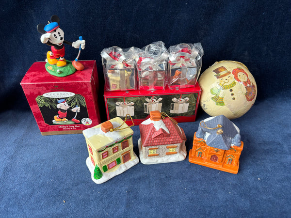 Assorted Christmas Ornaments Lot