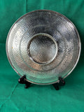 Meriden Silver Plate Co Round Tray, Monogramed
