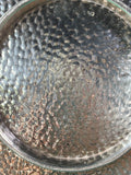 Meriden Silver Plate Co Round Tray, Monogramed
