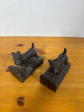 Pair Of Cast Iron Scottish Terrier Bookends