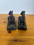 Pair Of Cast Iron Scottish Terrier Bookends