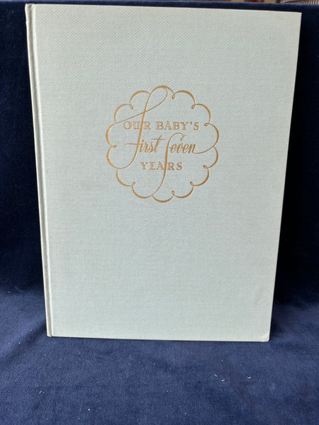 Our Baby’s First Seven Years Baby Book