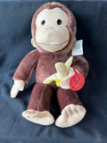 Gund Curious George 75th Anniversary Plush Monkey Banana, Tag Still Attached