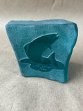 Turquoise Fish Decorative Sculpture