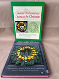 Colonial Williamsburg Christmas Book Lot (2) A