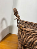 Rectangular Wicker Basket with 2 Handles *Read Description*
