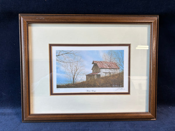 (A)Signed And Numbered Winter Storage Print By Lou Messa