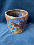 Brown/Purple Glazed Pottery Vase *Read Description*