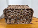 Rectangular Wicker Basket with 2 Handles *Read Description*