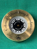 Weems Plath Colonial Williamsburg Brass Desk Compass