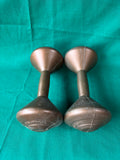 Lot of 2 5-Pound Orbatron Dumbbell Weights