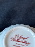 Pair Of Colonial Williamsburg Reticulated Holly Berry Trinket Dishes