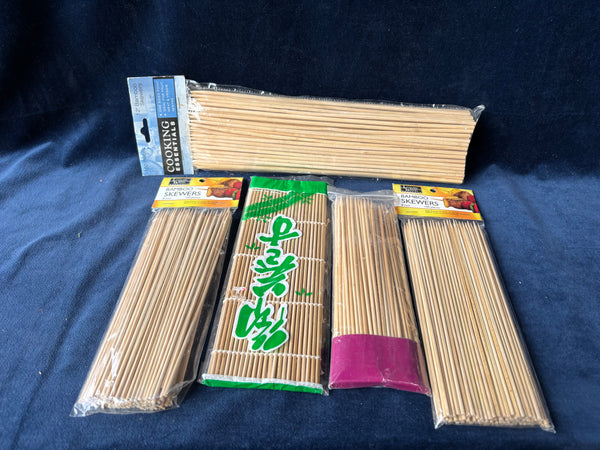Lot Of Bamboo Skewers