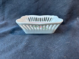 Colonial Williamsburg Square Reticulated Trinket Dish