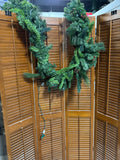 Faux 6Ft Garland W/Lights WORKS