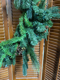 Faux 6Ft Garland W/Lights WORKS