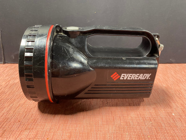 Vintage Everready Flash Light, Turned On