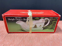 Holiday Hostess Sleigh Gravy Boat