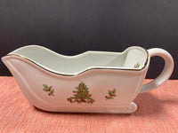 Holiday Hostess Sleigh Gravy Boat