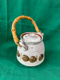 Ceramic Teapot & Matching Cups – 4-Piece Tea Set