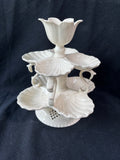 Hartley Greens & Co. Pottery Creamware Tiered Platter *Read Description*