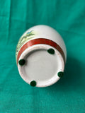 Satsuma Style Floral Peacock Porcelain Vase