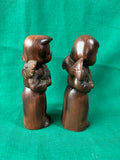 Wooden Angel Musicians Figurine Set Of 2