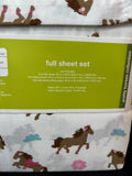 Circo Pretty Horses Full Sheet Set, Appears Unopened