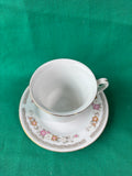 Floral Teacup & Saucer Set