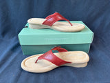 Trendsetter Red Thong Flip Flop Sandals Women’s Size 8M (E)