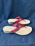 Trendsetter Red Thong Flip Flop Sandals Women’s Size 8M (E)